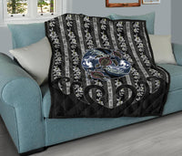 Hawaii Premium Quilt - Turtle Hibiscus Pattern - Polynesian Pride