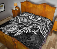 Yap Polynesian Premium Quilt - White Turtle - Polynesian Pride