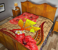 Hawaii Lauhala Kanaka Polynesian Premium Quilt - Polynesian Pride