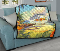 Vintage Hawaii Premium Quilt - Polynesian Pride