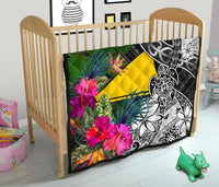 Tokelau Premium Quilt - Turtle Plumeria Banana Leaf - Polynesian Pride