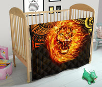 Sun In Leo Zodiac Premium Quilt Polynesian Tattoo Unique Vibes - Polynesian Pride