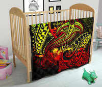 Guam Polynesian Premium Quilt - Reggae Shark Polynesian Tattoo - Polynesian Pride