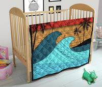 Hawaii Polynesian Sun Down Premium Quilt - Polynesian Pride