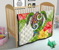 Polynesian Hawaii Quilt Turtle Colorful - Polynesian Pride