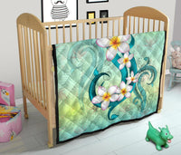 Hawaii Plumeria Premium Quilt - Polynesian Pride