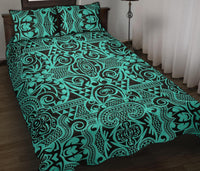 Hawaii Quilt Bed Set Polynesia Kakau Turtle AH - Polynesian Pride