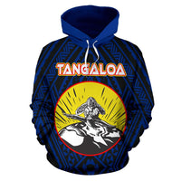 Samoa Polynesian Hoodie Samoan Legend God Tangaloa - Polynesian Pride