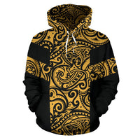 Polynesian Hoodie Tree Root Style 02 - Polynesian Pride