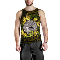 American samoa Men's Tank Top Ylang Ylang Flowers - Polynesian Pride