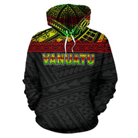 Vanuatu Polynesian Hoodie Reggae - Polynesian Pride
