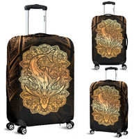 Wild Shark Polynesian Luggage Covers Gold - Polynesian Pride