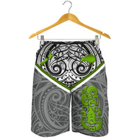 Combo Men Tank Top and Men Short New Zealand Maori Rugby Pride Version - Gray - Polynesian Pride