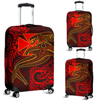 Polynesian Wallis and Futuna Luggage Covers - Red Shark Polynesian Tattoo - Polynesian Pride