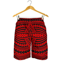 Polynesian Seamless Red Men's Short - Polynesian Pride