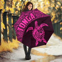 Tonga Umbrella Turtle Mermaid Polynesian Pattern Pink - Polynesian Pride