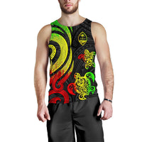 Guam Men's Tank Top - Reggae Tentacle Turtle - Polynesian Pride