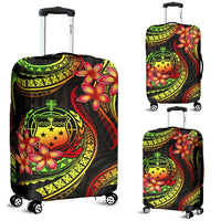 Samoa Polynesian Luggage Covers - Reggae Plumeria REGGAE - Polynesian Pride