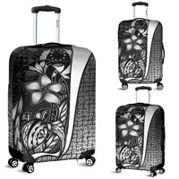 Pohnpei Micronesian Luggage Covers White - Turtle With Hook White - Polynesian Pride
