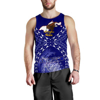 American Samoa Polynesian Men's Tank Top - American Samoa Flag with Polynesian Tattoo - Polynesian Pride