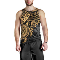 Polynesian Hawaii Men's Tank Top - Gold Turtle - Polynesian Pride