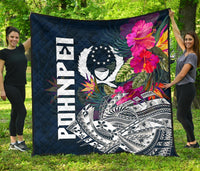 Pohnpei Premium Quilt - Pohnpei Summer Vibes - Polynesian Pride