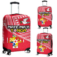 Mate Ma'a Tonga Luggage Covers Coat Of Arms Red - Polynesian Pride