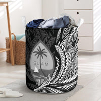 Guam Laundry Basket - Wings Style Laundry Basket - Guam One Size Black - Polynesian Pride