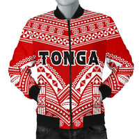 Tonga Polynesian Tribal Pattern Men's Bomber Jacket - Polynesian Pride