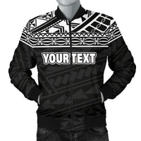 Polynesian Custom Personalised Men's Bomber Jacket - Black Style Black - Polynesian Pride