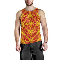 Polynesian Men's Tank Top Orange - Polynesian Pride
