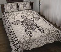 Hawaii Turtle Pattern Quilt Bed Set - Polynesian Pride