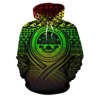 Federated States of Micronesia All Over Hoodie Lift up Reggae - Polynesian Pride