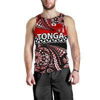 Tonga Men Tank Top Polynesian Tattoo Tongan Tapa - Polynesian Pride