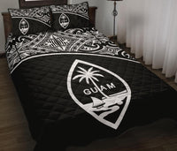 Guam Quilt Bed Set - Guam Coat Of Arms Curve Style - Polynesian Pride