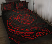 Palau Quilt Bed Set - Red - Frida Style - Polynesian Pride