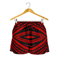 Polynesian Tatau Red Women's Short - Polynesian Pride
