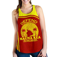 Mauna Kea Women's Racerback Tank 07 - Polynesian Pride