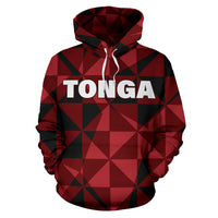 Tonga All Over Hoodie Pattern Style - Polynesian Pride