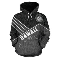 Hawaii Map Hoodie - Polynesian Pride