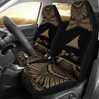 Tokelau Polynesian Custom Personalised Peisonalised Car Seat Covers - Pride Gold Version Universal Fit Gold - Polynesian Pride