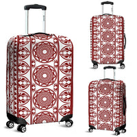 Polynesian Luggage Cover 20 Red-White - Polynesian Pride