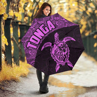 Tonga Umbrella Turtle Mermaid Polynesian Pattern Violet - Polynesian Pride