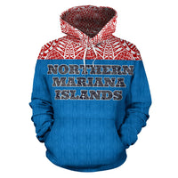 Northern Mariana Islands All Over Hoodie Polynesian Hoodie Style - Polynesian Pride