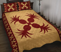 Hawaiian Pineaple Quilt Bed Set - Polynesian Pride
