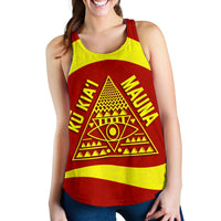 Mauna Kea Women's Racerback Tank 09 - Polynesian Pride