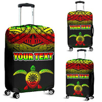 Turtle Custom Personalised Luggage Covers - Polynesian Reggae Fog Reggae - Polynesian Pride
