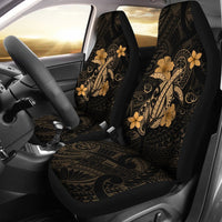 Hawaii Turtle Flower Polynesian Car Seat Covers - Gold - Polynesian Pride