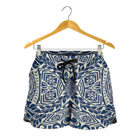 Polynesian Tribal Women's Shorts Blue - Polynesian Pride