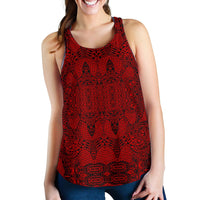Polynesian Women's Racerback Tank Red - Polynesian Pride